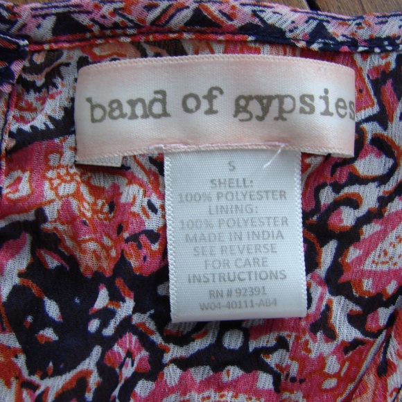 Band of Gypsies Boho Blousy Lined Shorts Romper - Picture 2 of 8